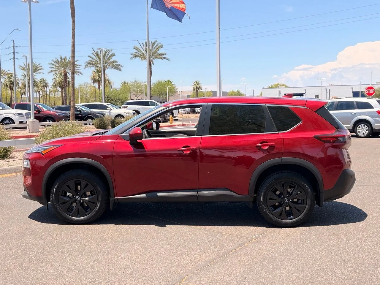 Used 2023 Scarlet Ember Tintcoat Nissan SV image 2
