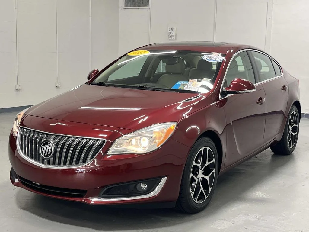 Used 2017 CRIMSON RED TINTCOAT Buick Sport Touring image 4