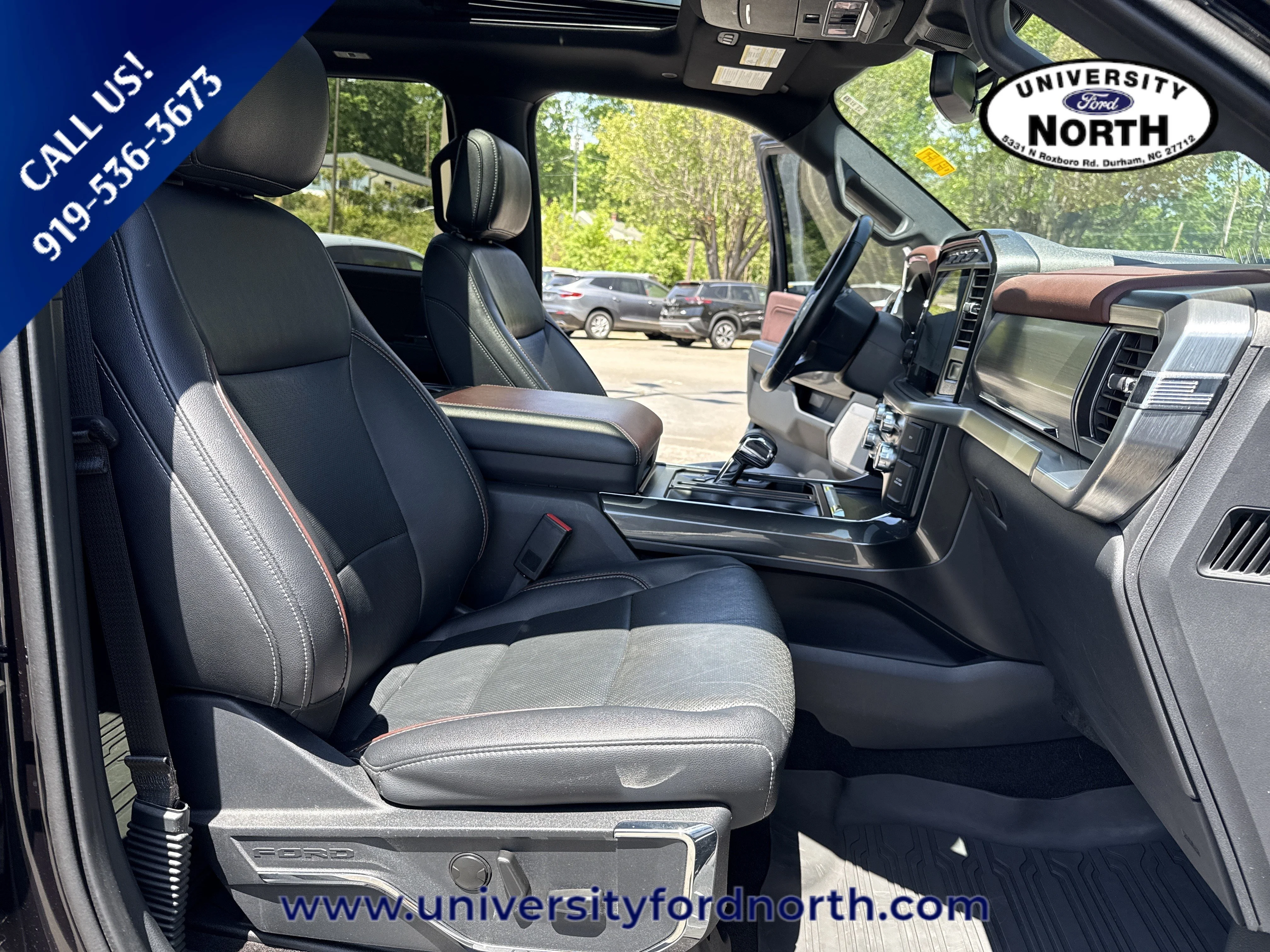 Used 2022 Agate Black Metallic Ford LARIAT image 47