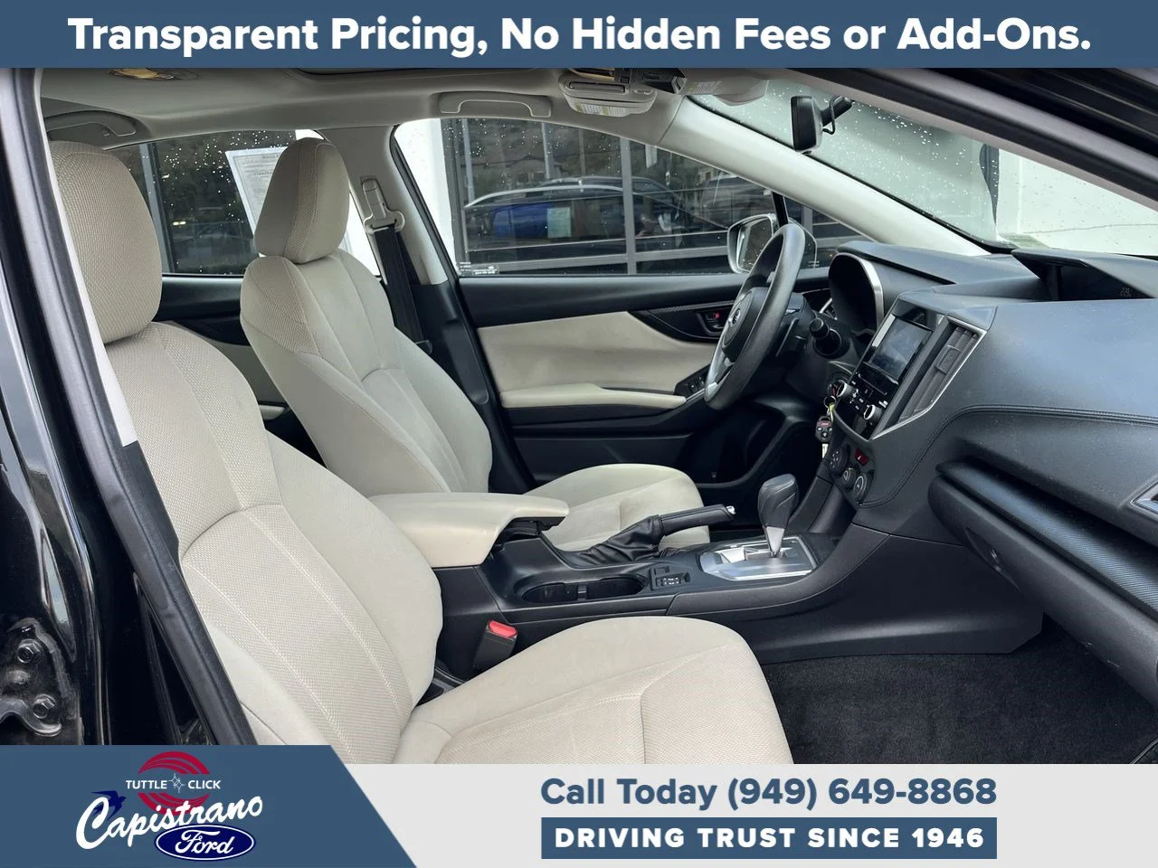 Used 2019 Crystal Black Silica Subaru Premium image 25