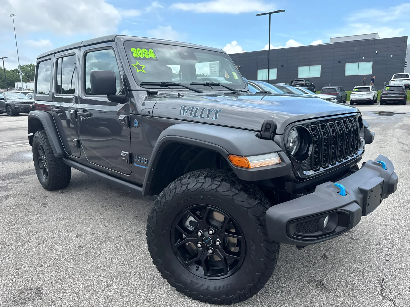 Used 2024 Jeep Wrangler 4xe Willys 4XE with VIN 1C4RJXN60RW120918 for sale in Kansas City