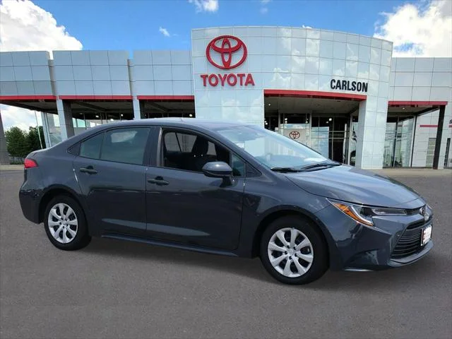 Certified 2026 Toyota Corolla LE with VIN 5YFB4MDE6TP414582 for sale in Minneapolis, Minnesota