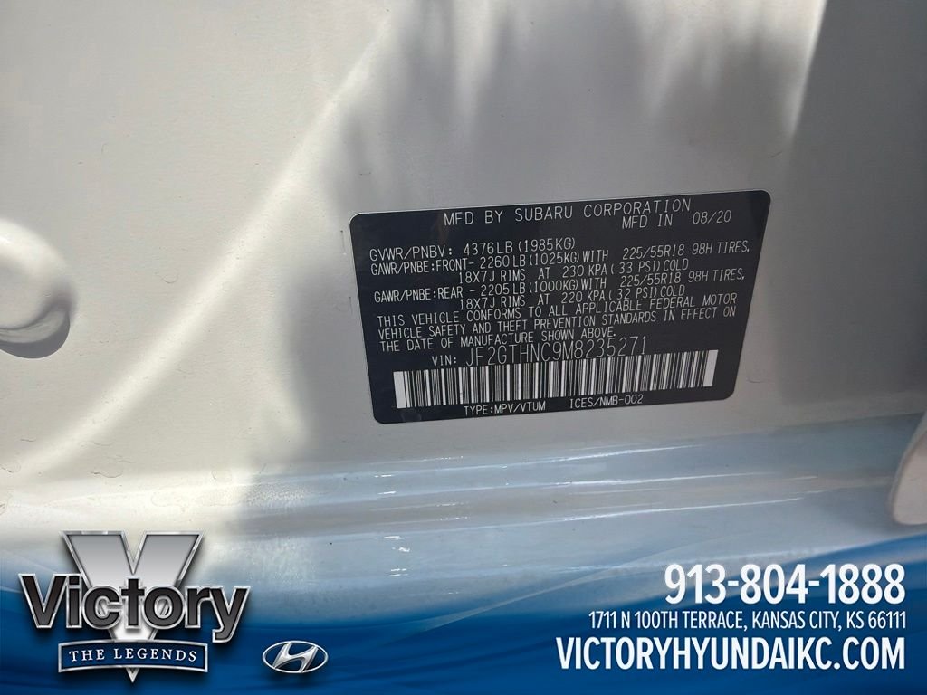 Used 2021 White Subaru Limited image 12