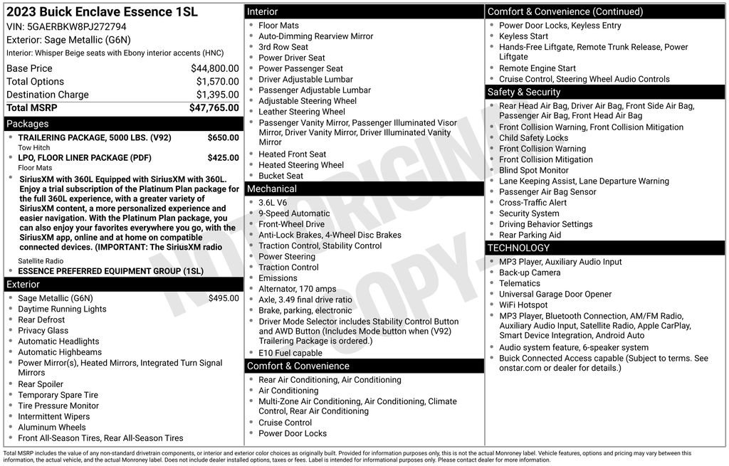 Used 2023 Green Buick Essence image 29