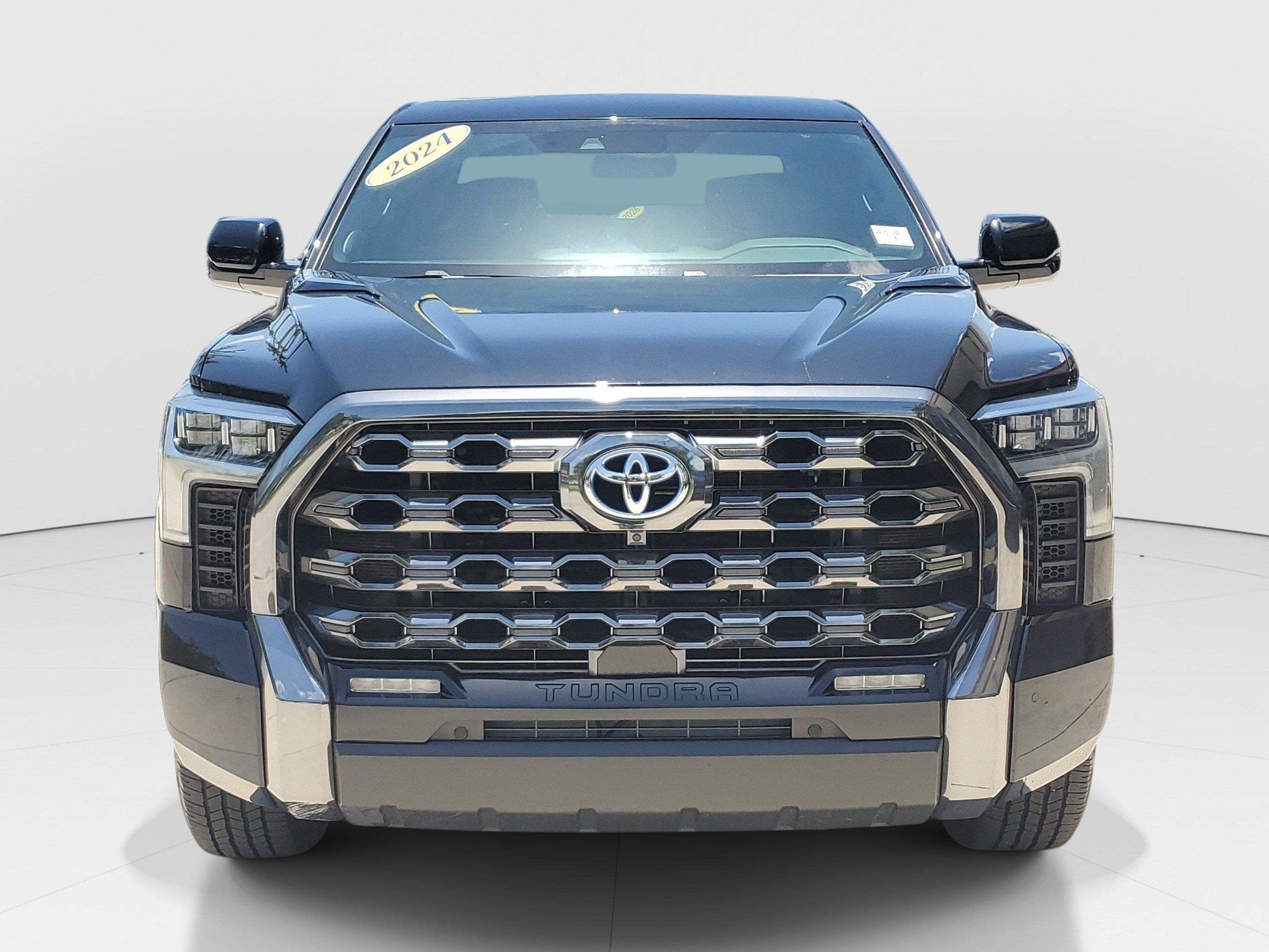 Used 2024 Midnight Black Metallic Toyota Platinum Hybrid image 2