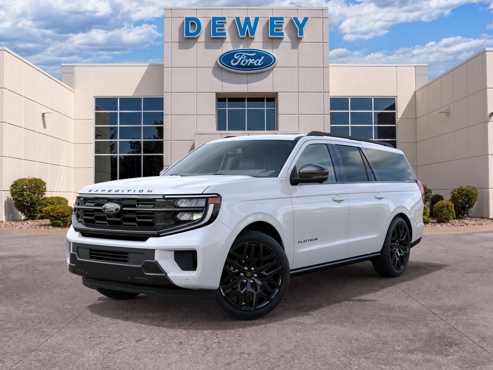 New 2027 Star White Metallic Tri-Coat Ford Platinum image 2