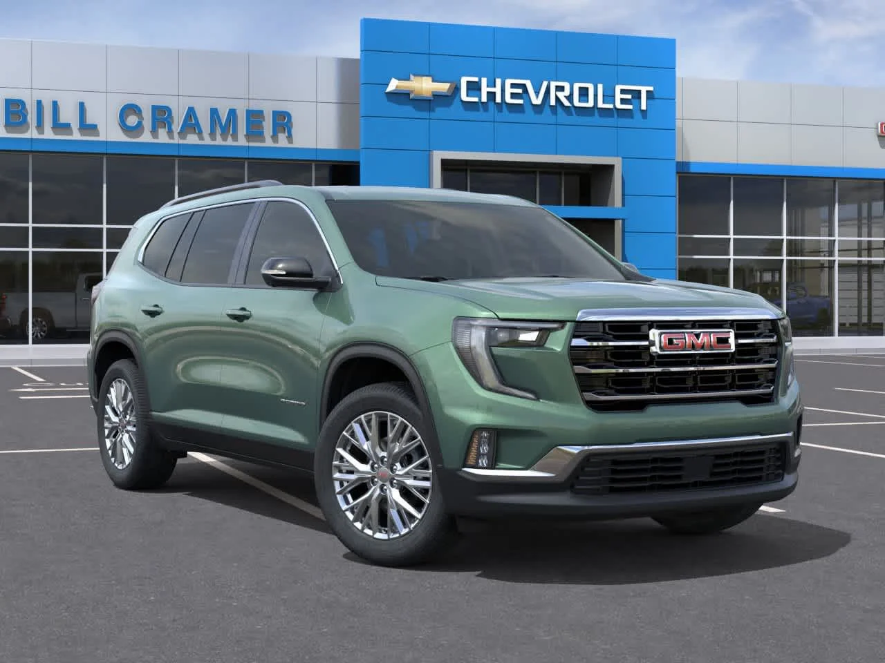 New 2027 Trailstone Green Metallic GMC Elevation image 7