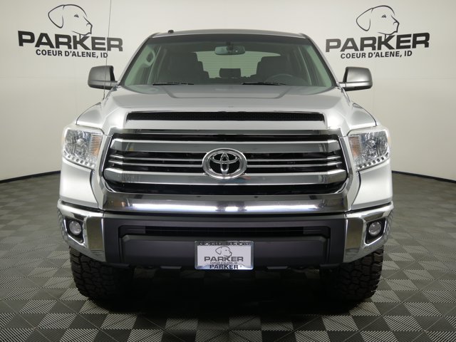 Used 2017 Silver Sky Metallic Toyota Crew Cab SR5 w/ TRD Off-Road Pkg & Upgrade Pkg image 3