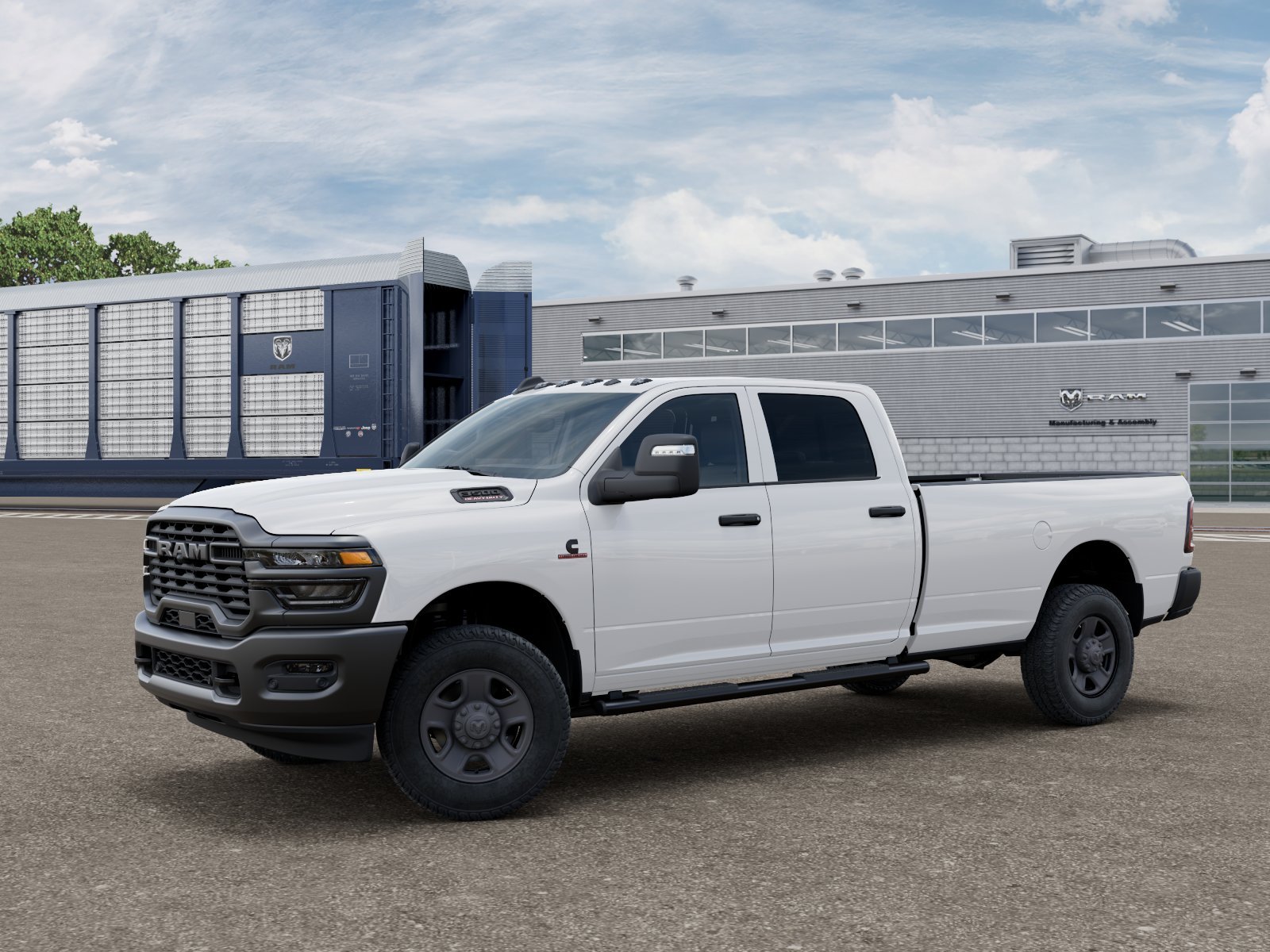 New 2026 Bright White Clear-Coat Exterior Paint RAM Tradesman image 2