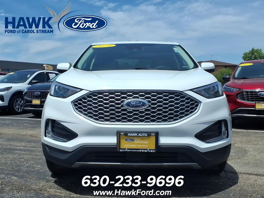 Certified Used 2024 Oxford White Ford SEL image 2