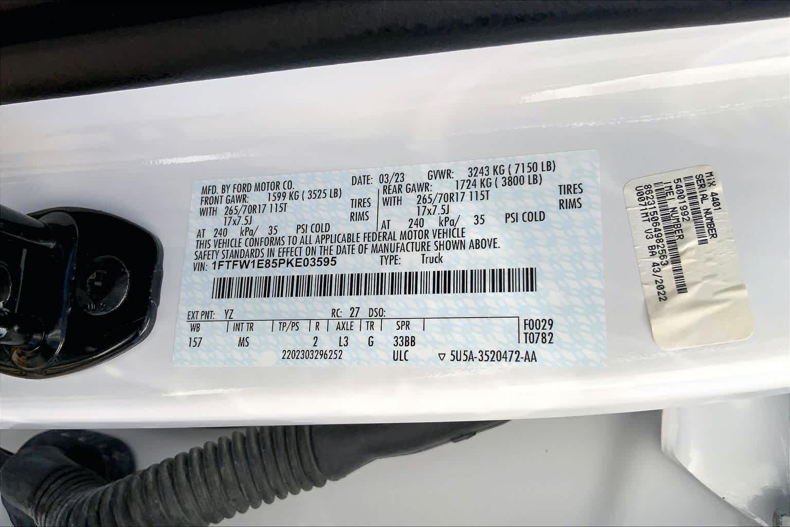 Used 2023 Oxford White Ford XLT image 37