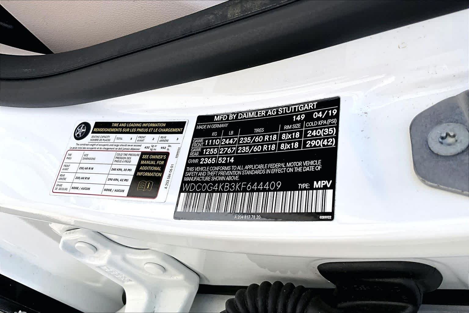 Used 2019 Polar White Mercedes-Benz GLC 300 image 35