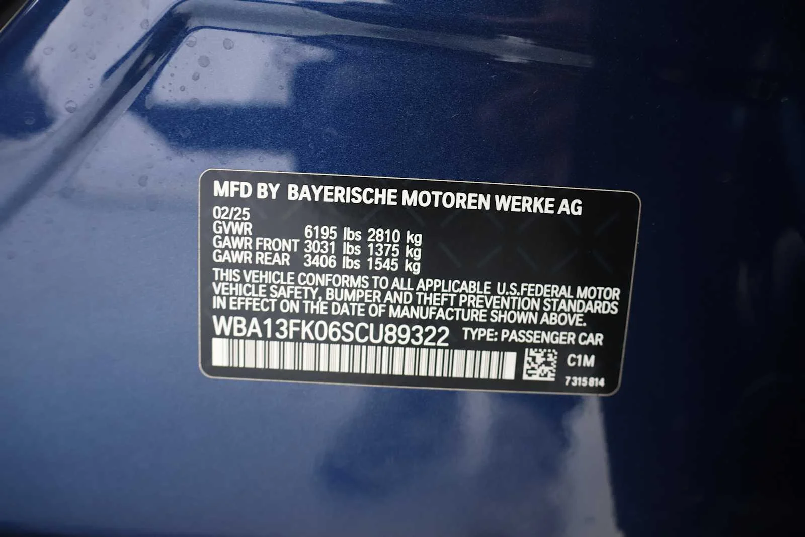 Certified Used 2025 Phytonic Blue Metallic BMW 550e xDrive image 25