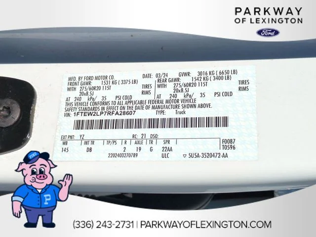 Used 2024 White Ford STX image 35