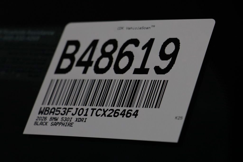 New 2026 Black Sapphire Metallic BMW 530i xDrive image 24