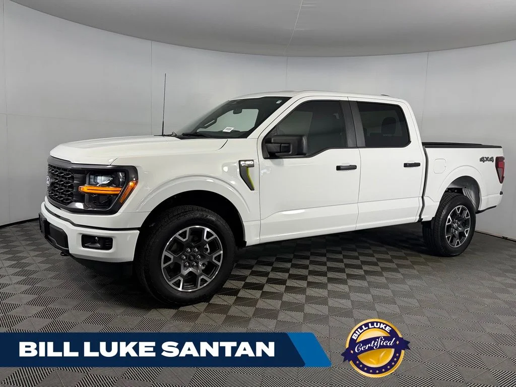 Certified Used 2025 White Ford STX image 1