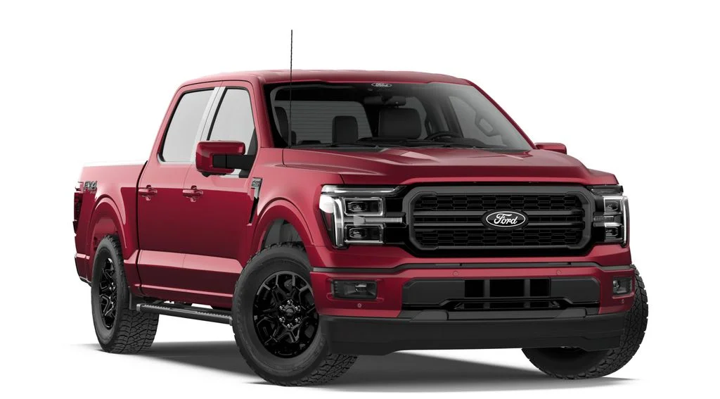 New 2026 Ruby Red Metallic Tinted Clearcoat Ford Lariat image 4