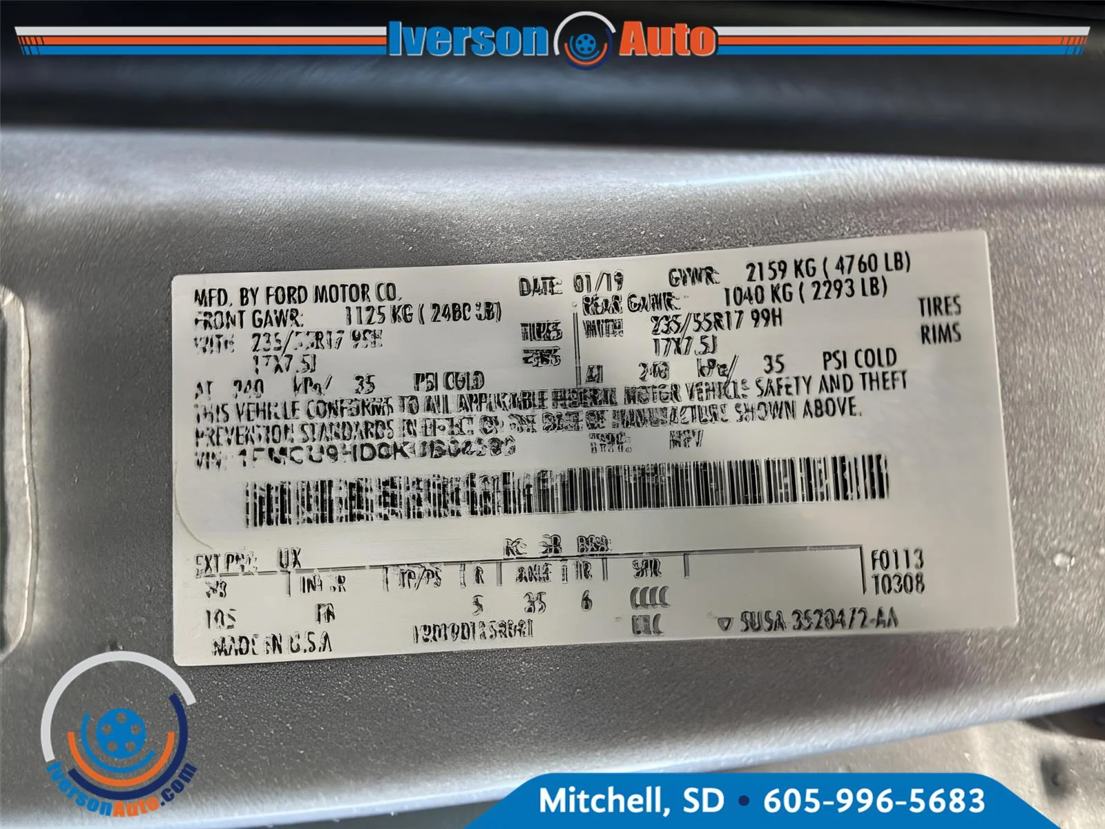 Used 2019 Ingot Silver Ford SEL image 12