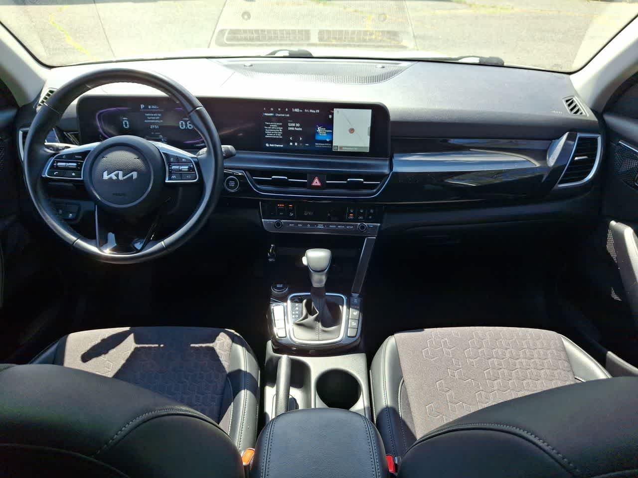 Certified Used 2025 Clear White / Black Roof Kia S image 10