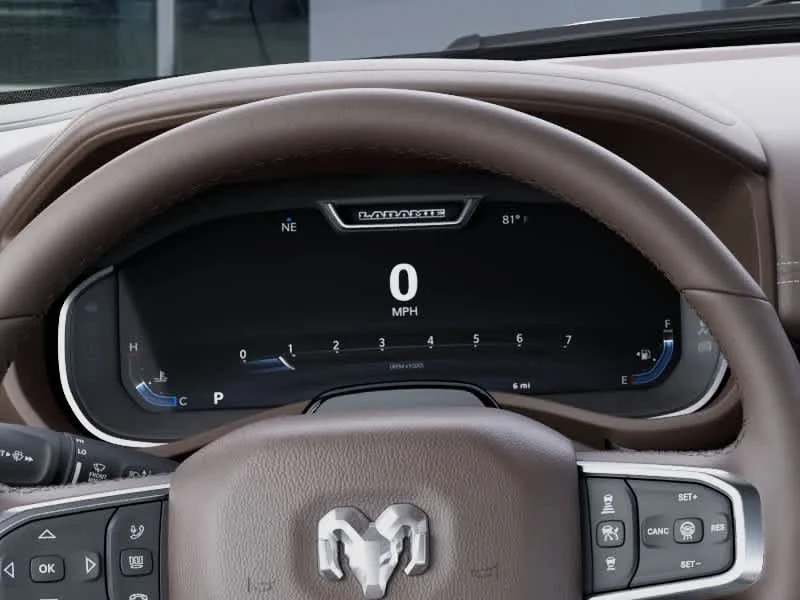 New 2026 Granite Crystal Metallic Clear-Coat Exterior Paint RAM Laramie image 17