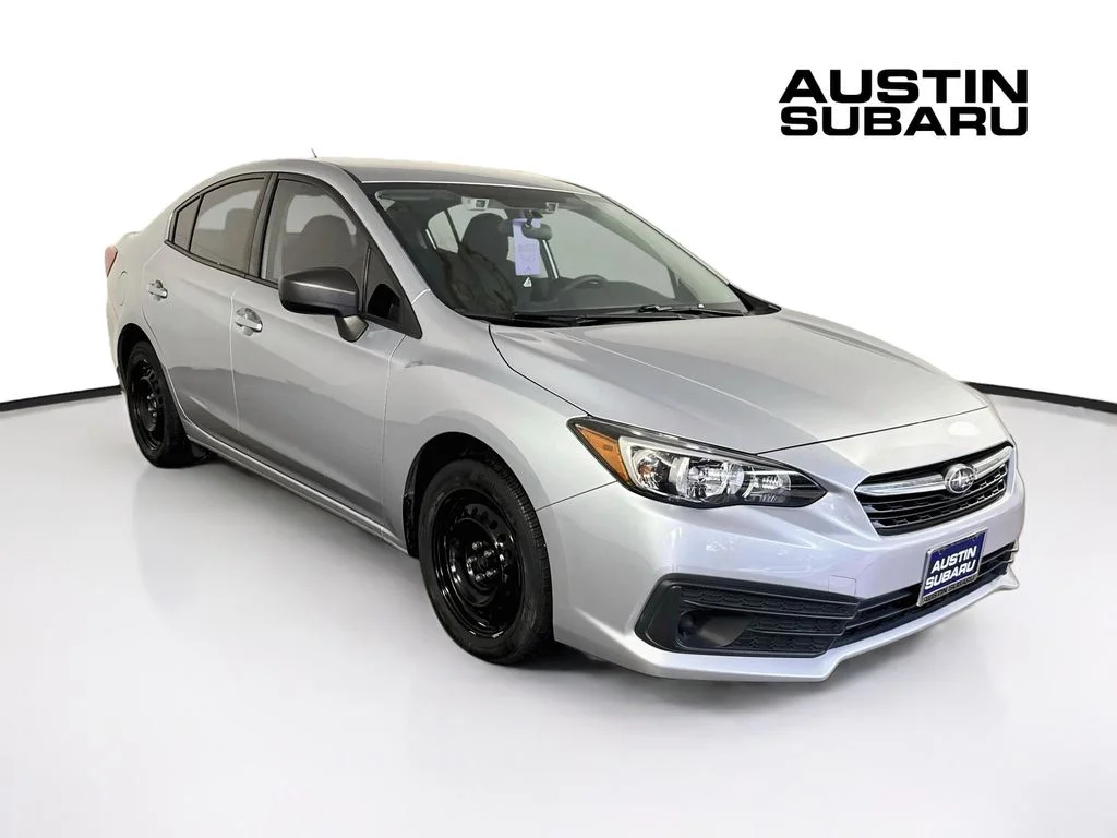 Certified Used 2022 Silver Subaru Base image 1