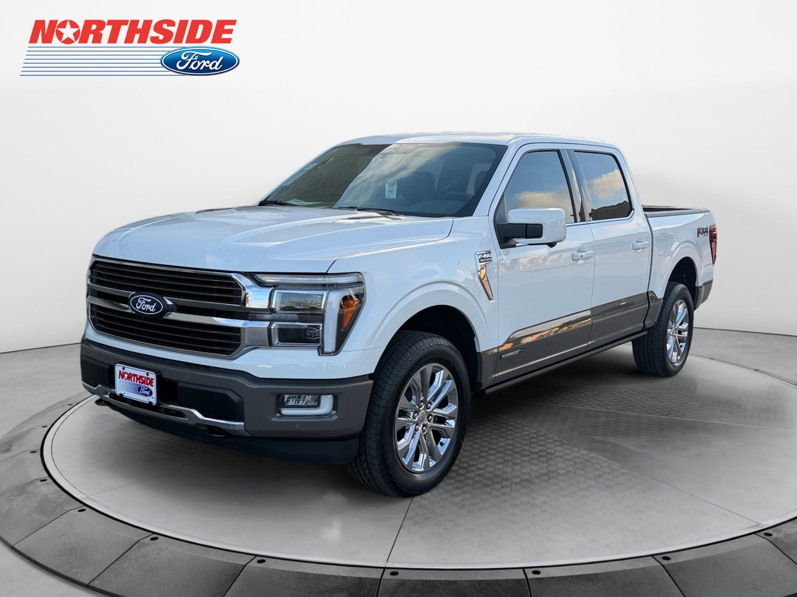 New 2026 Star White Metallic Tri-Coat Ford King Ranch image 3