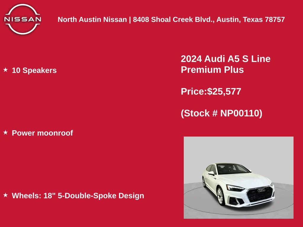 Used 2024 White Audi 45 S line Premium Plus image 11