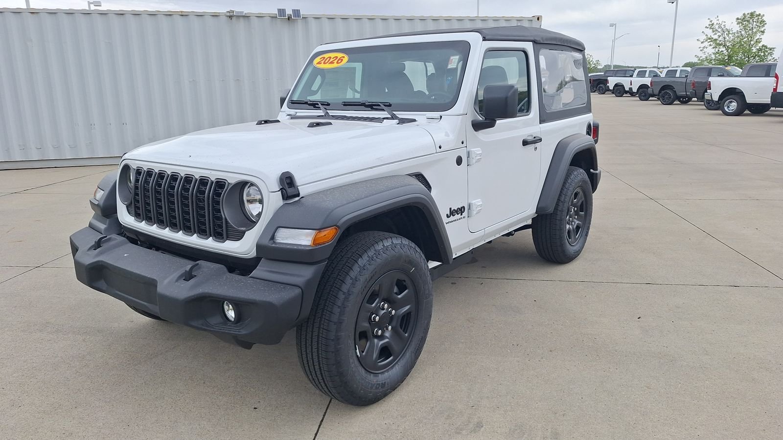 New 2026 Bright White Clear-Coat Exterior Paint Jeep Sport image 8