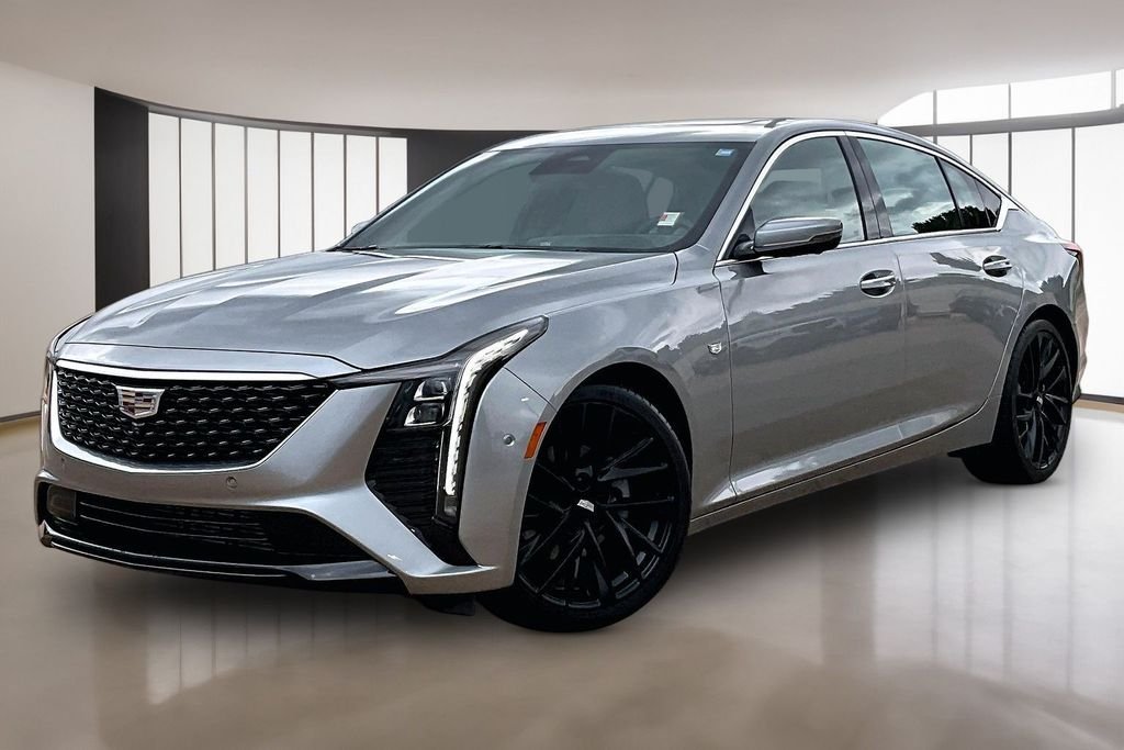Used 2025 Silver Cadillac Premium Luxury image 1