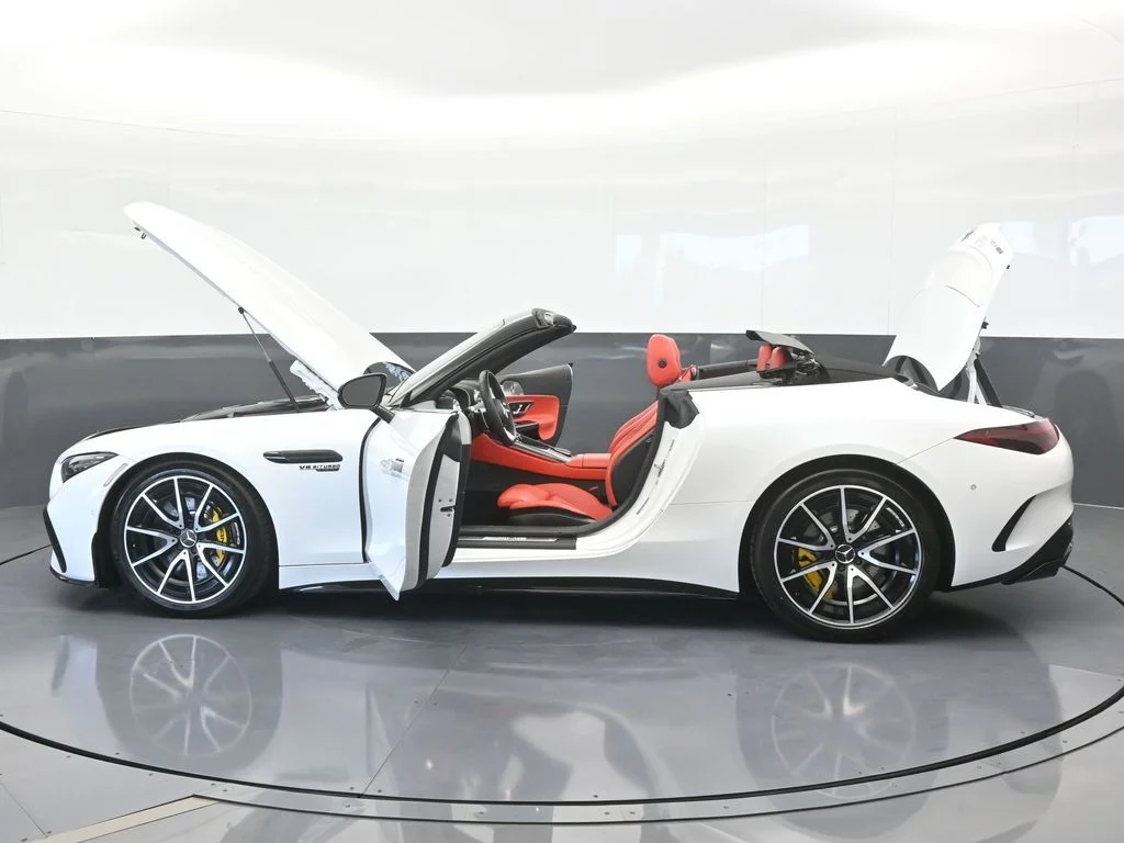 Used 2022 White Mercedes-Benz SL 63 AMG® image 83
