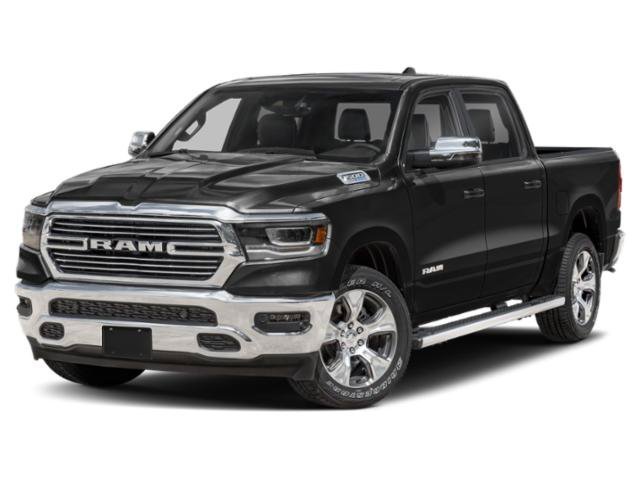 Used 2024 Diamond Black Crystal Pearlcoat Ram Laramie image 1