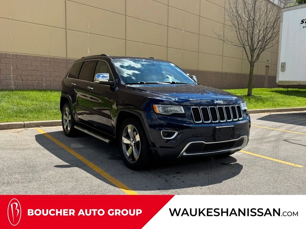 Certified Used 2015 True Blue Pearlcoat Jeep Limited image 1