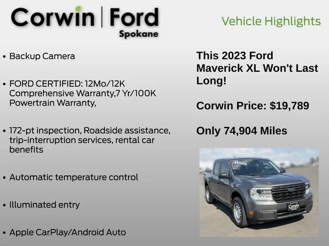 Certified Used 2023 Carbonized Gray Metallic Ford XL image 7