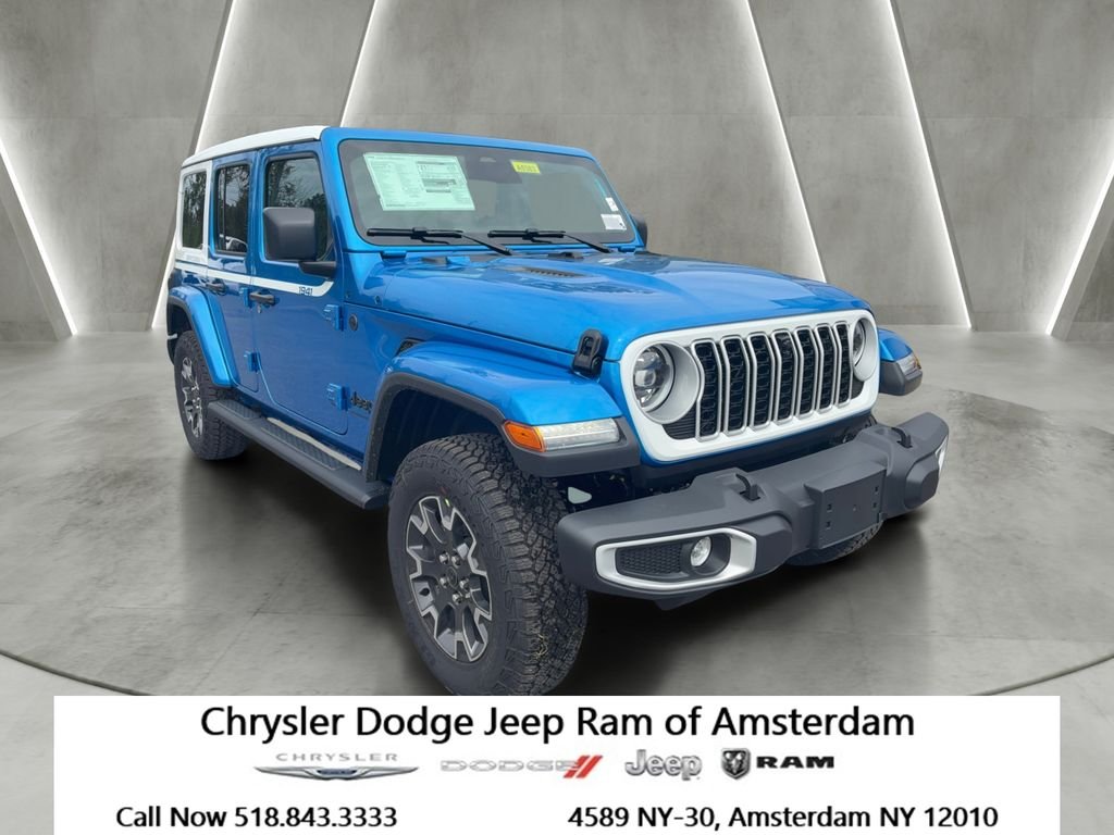 New 2027 Hydro Blue Pearlcoat Jeep Sahara image 1