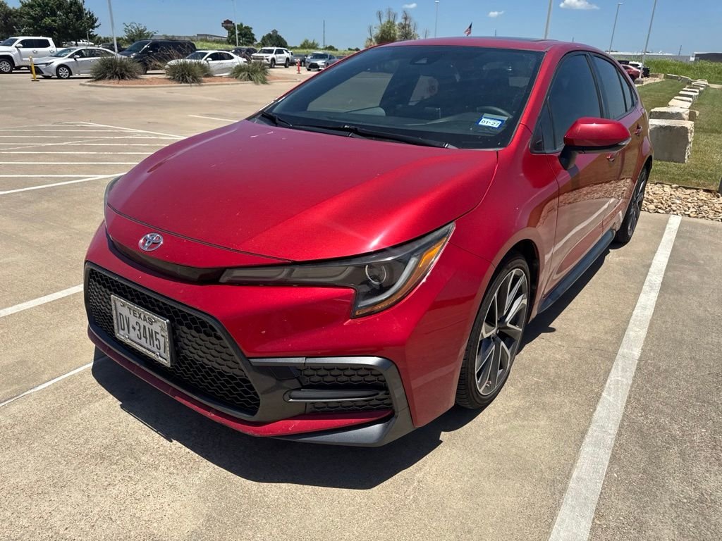 Used 2020 Red Toyota SE image 13