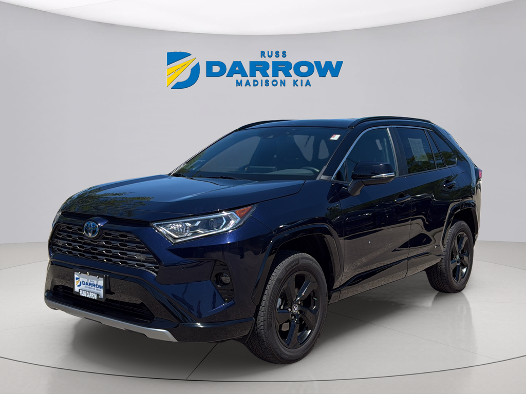 Used 2021 Midnight Black Metallic Toyota XSE image 1