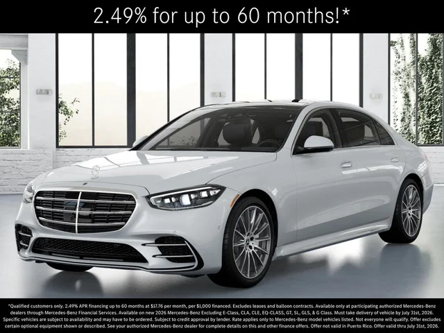 2026 Mercedes-Benz S-Class S 500