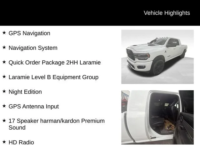 Used 2024 White Ram Laramie Crew Cab 4x4 6