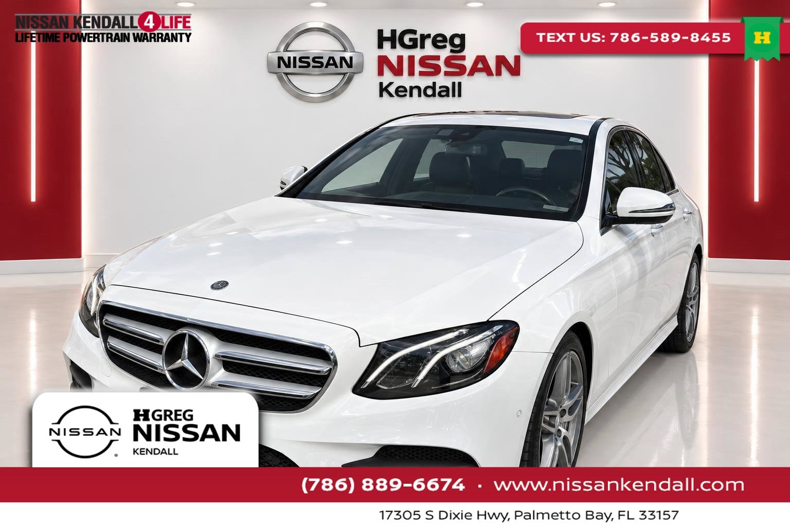 Used 2017 White Mercedes-Benz E 300 image 1