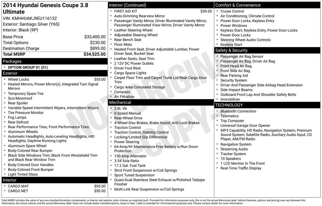 Certified Used 2014 Silver Hyundai 3.8 Ultimate image 34
