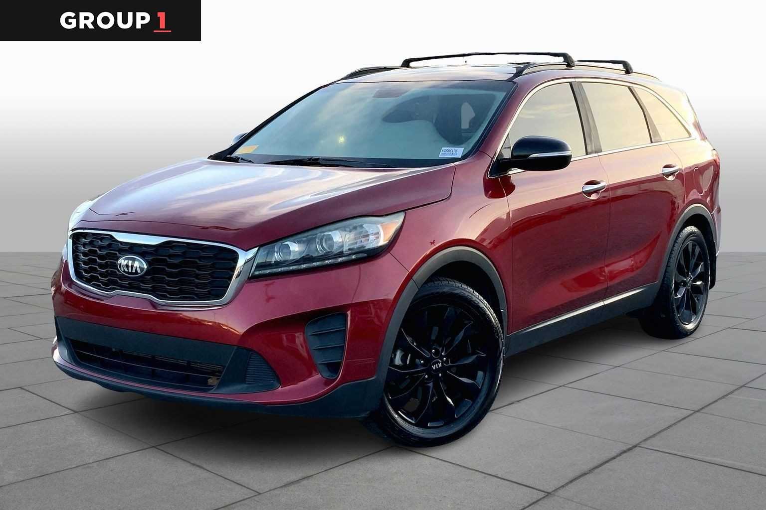 Passion Red 2019 Kia Sorento S V6 FWD SUV / Crossover Front-Wheel Drive