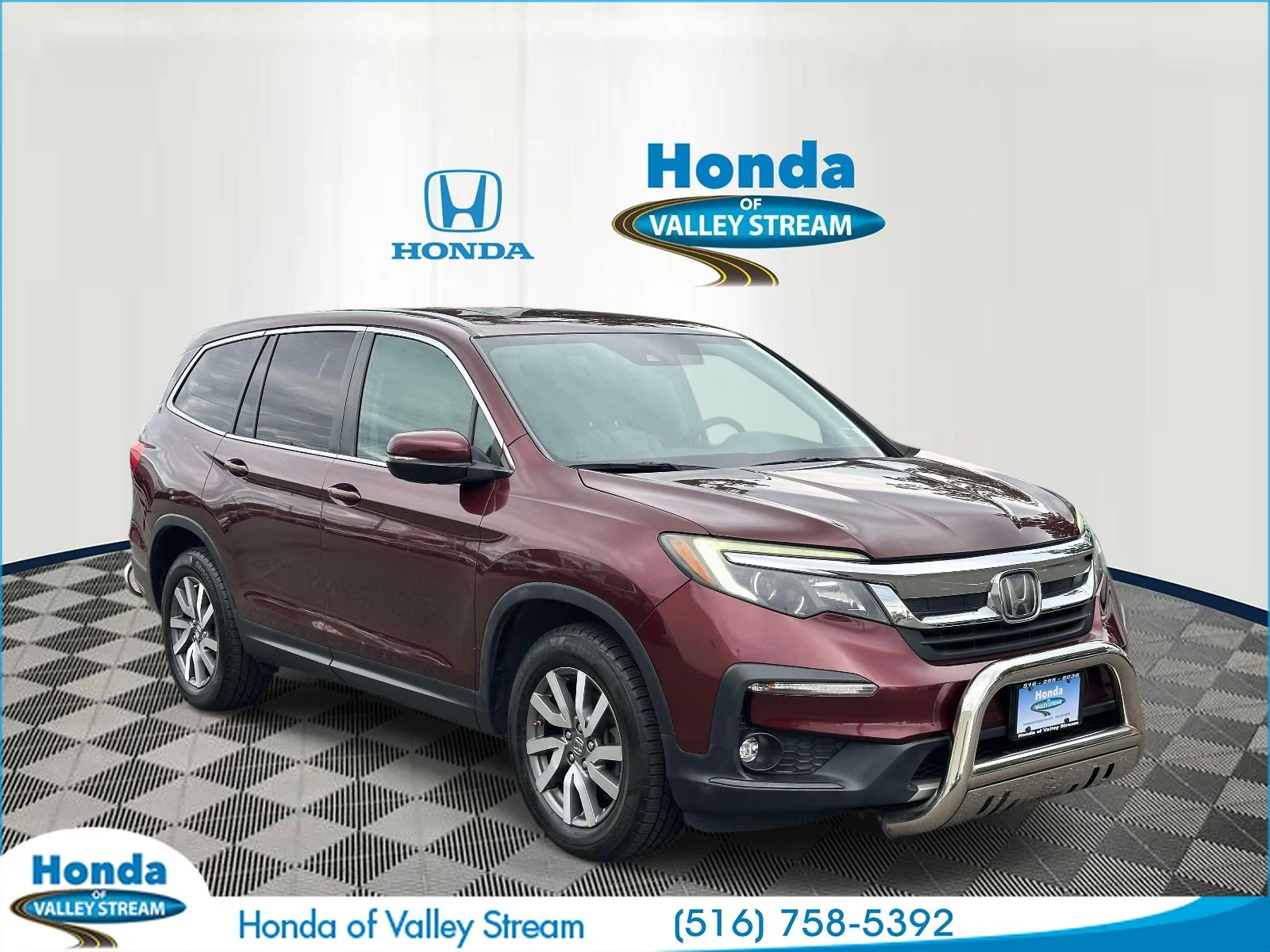 Certified Used 2019 Red Honda EX-L image 1