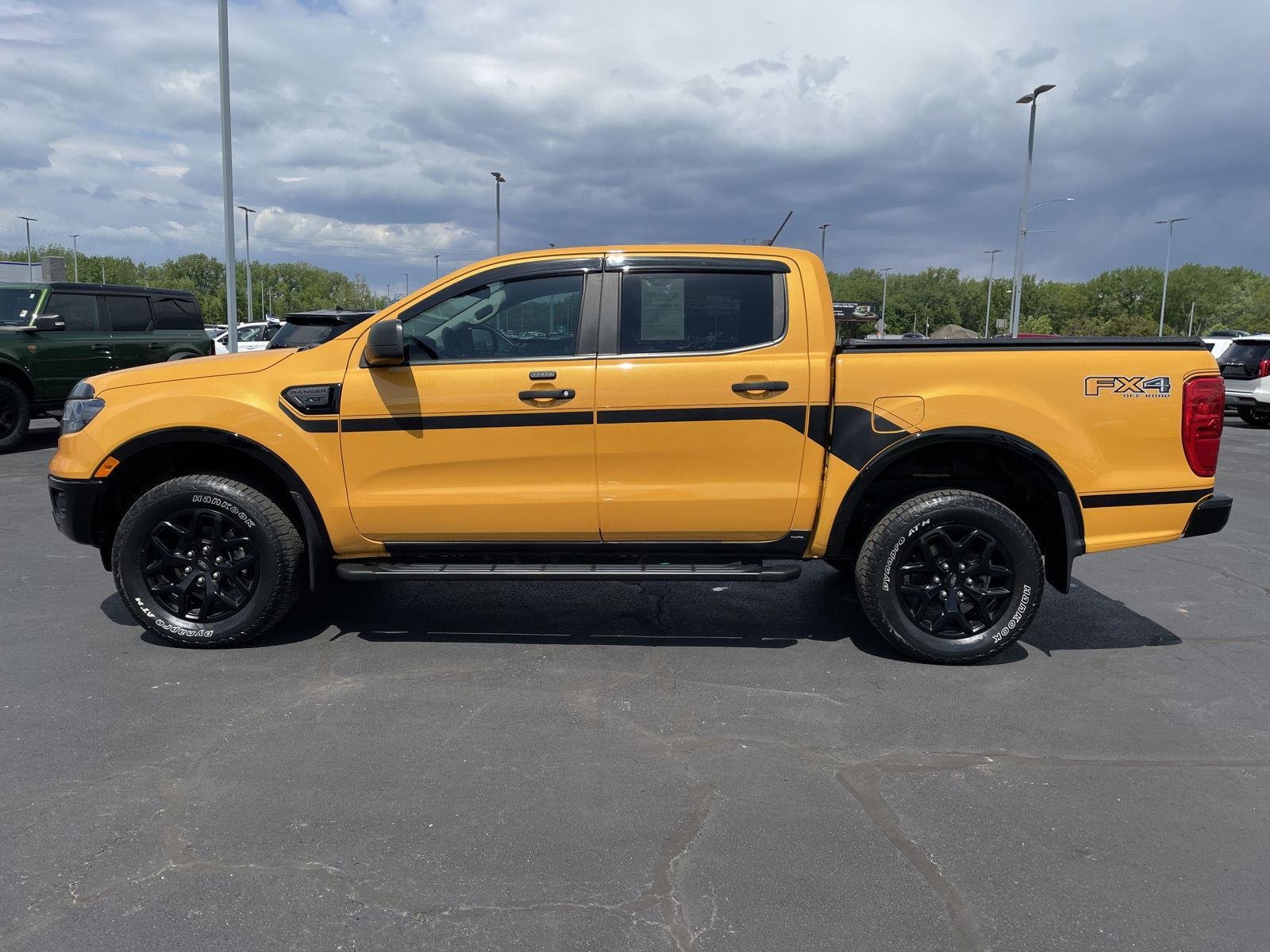 Certified Used 2022 Orange Metallic Ford XLT image 2