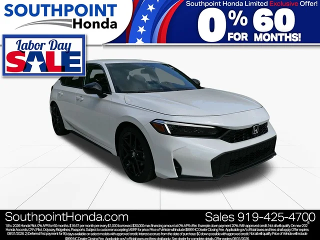 2026 Honda Civic Sport