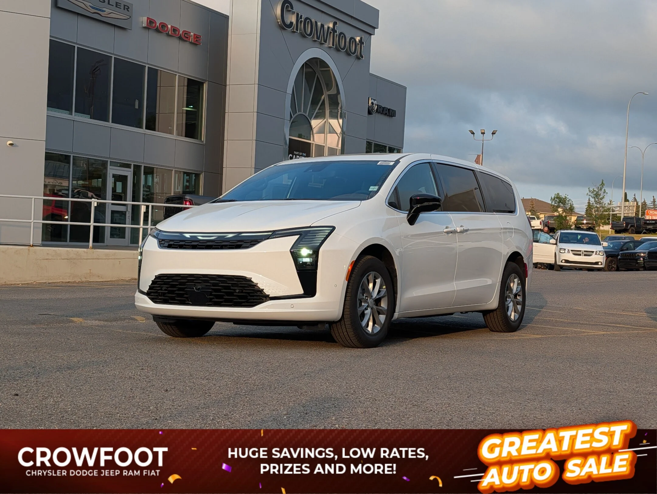 New 2027 White Chrysler Select - - Safety Sphere Pkg - Power Sunroof & More! image 1