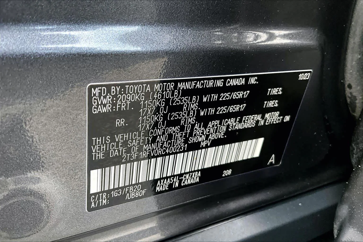 Certified Used 2024 Magnetic Gray Metallic Toyota LE image 30