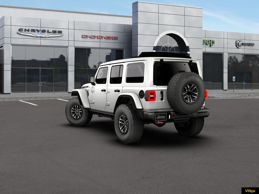 New 2026 Bright White Clear-Coat Exterior Paint Jeep Rubicon X image 4