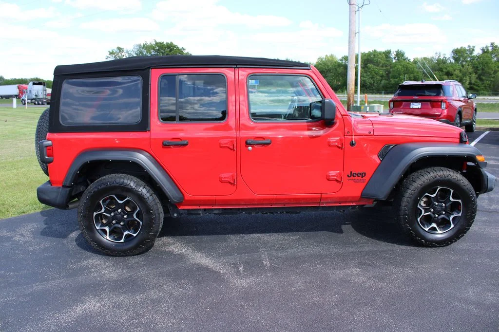 Used 2021 Firecracker Red Clearcoat Jeep Unlimited Sport S image 13
