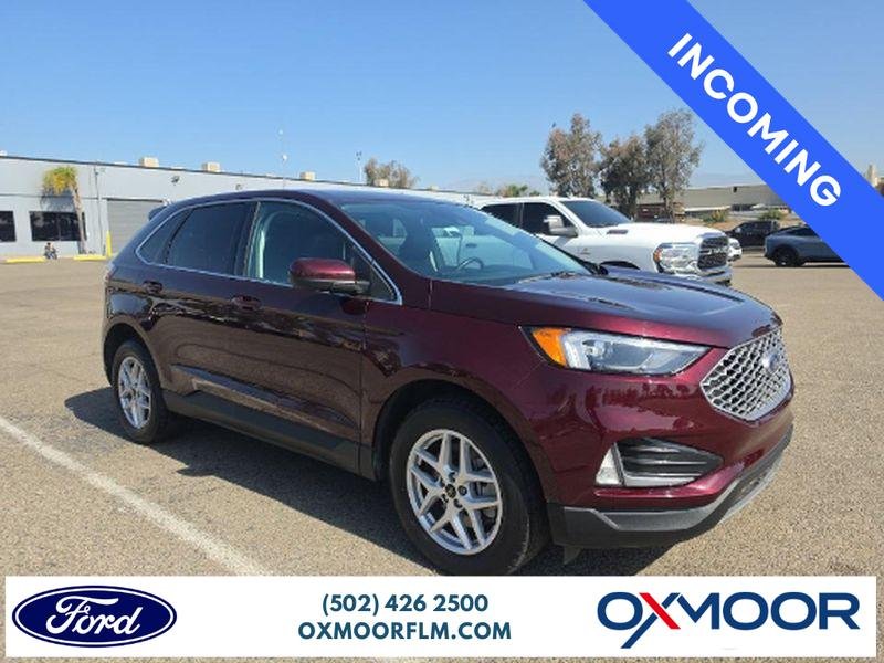 Used 2024 Burgundy Velvet Metallic Tinted Clearcoat Ford SEL image 1