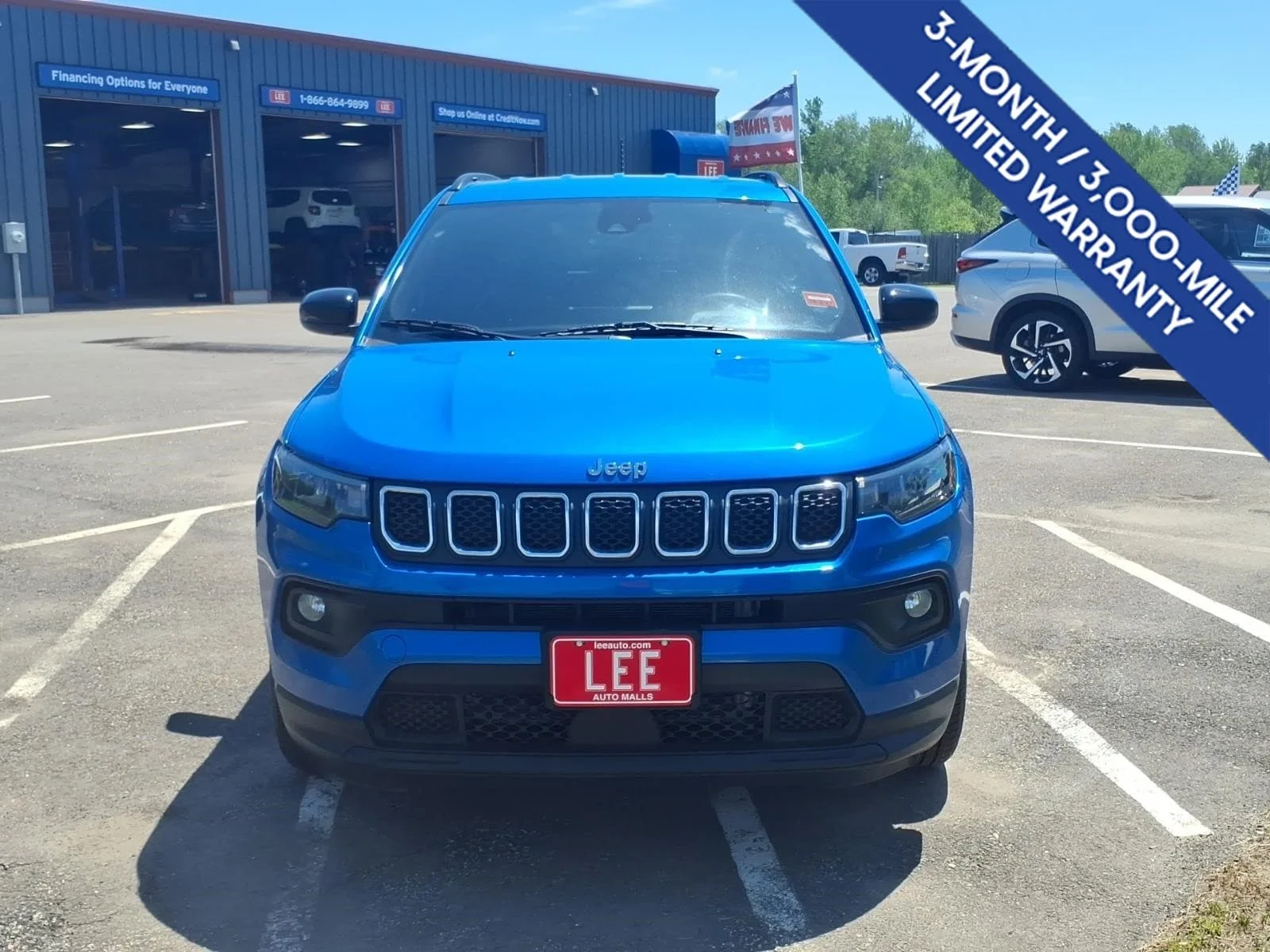 Used 2024 Blue Pearl Jeep Latitude image 2